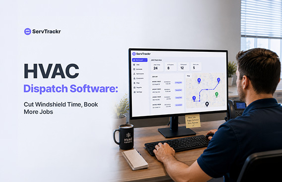 HVAC Dispatch Software: How to Cut Windshield Time and Book More Jobs