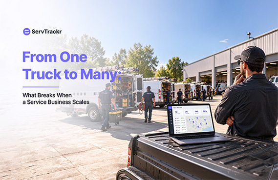 From One Truck to Many: What Breaks When a Service Business Scales